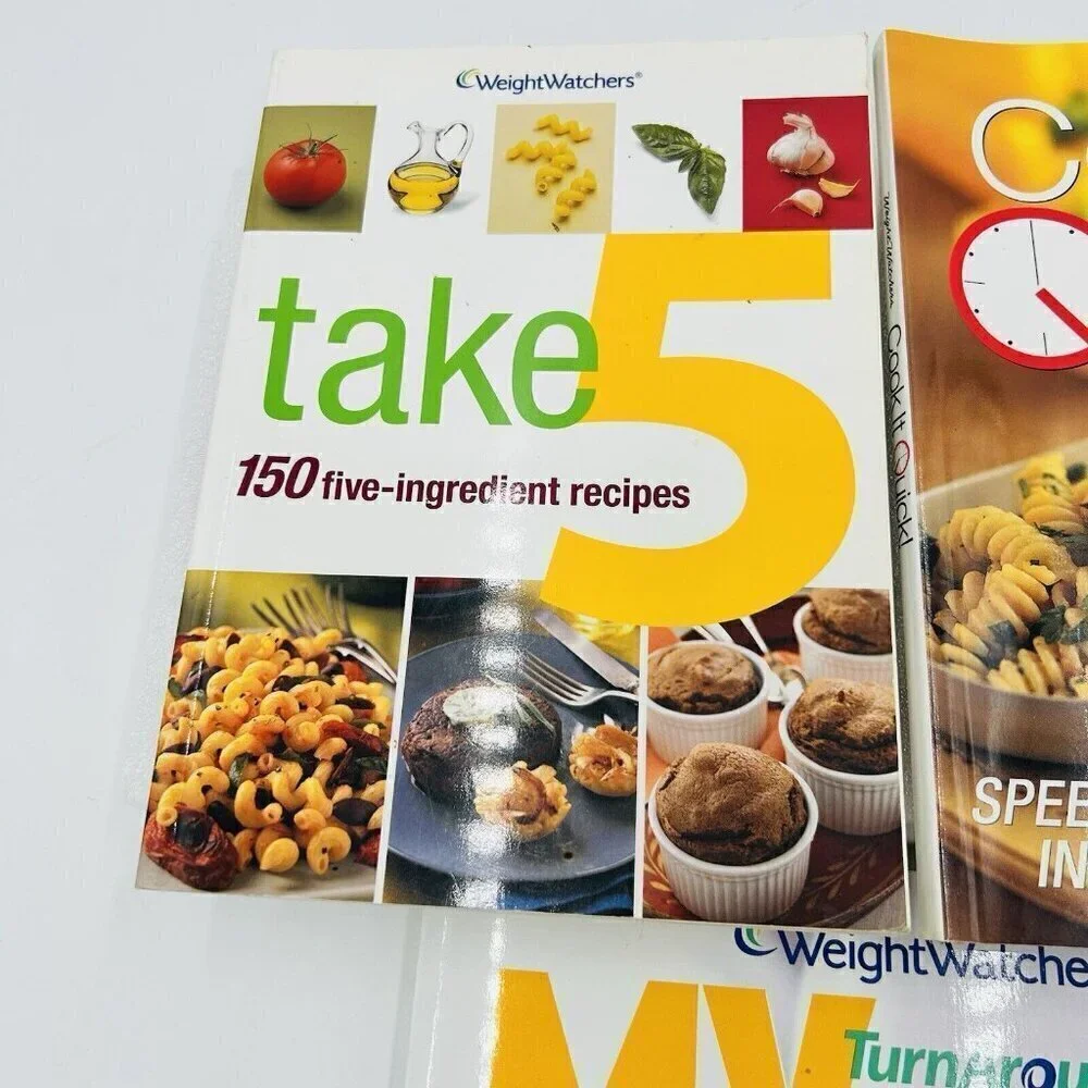 Lot of 3 Weight Watchers Paperback Cookbooks